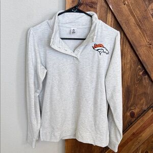 NFL Light Gray Cowl Neck Sweater